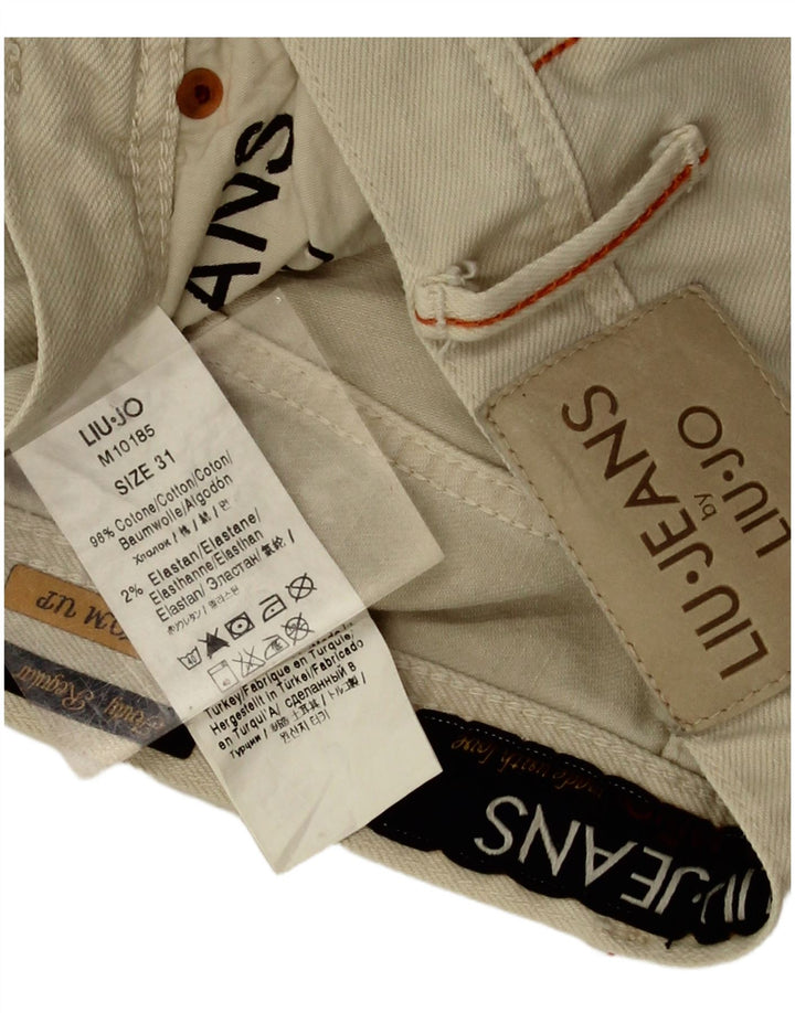 Liu Jo Mens Regular Casual Shorts W31 Medium Beige Cotton