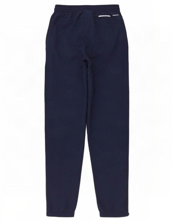 Adidas Mens Long Tracksuit Calças Joggers XS Azul Marinho Poliéster