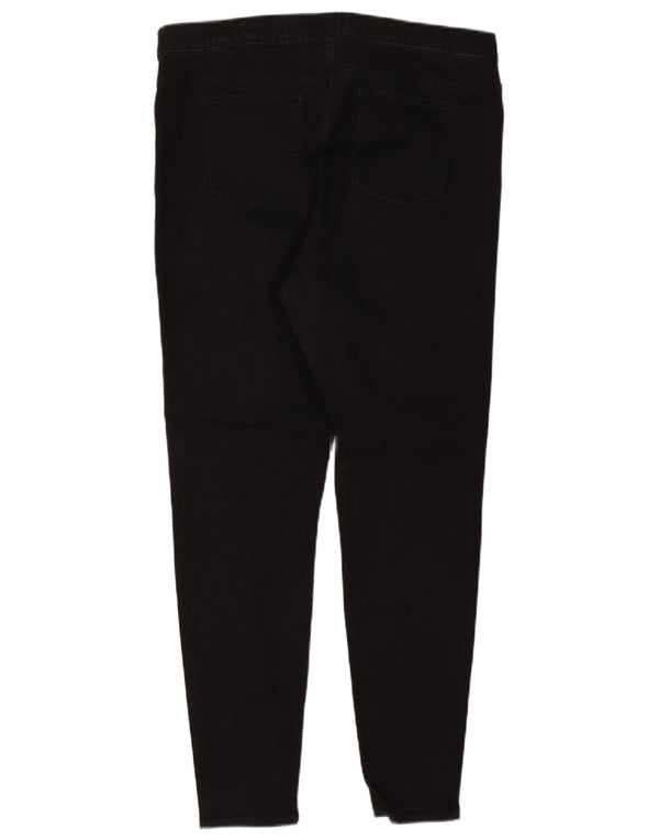 Marks & Spencer Jean Jegging Femme UK 18 XL W36 L29 Coton Noir