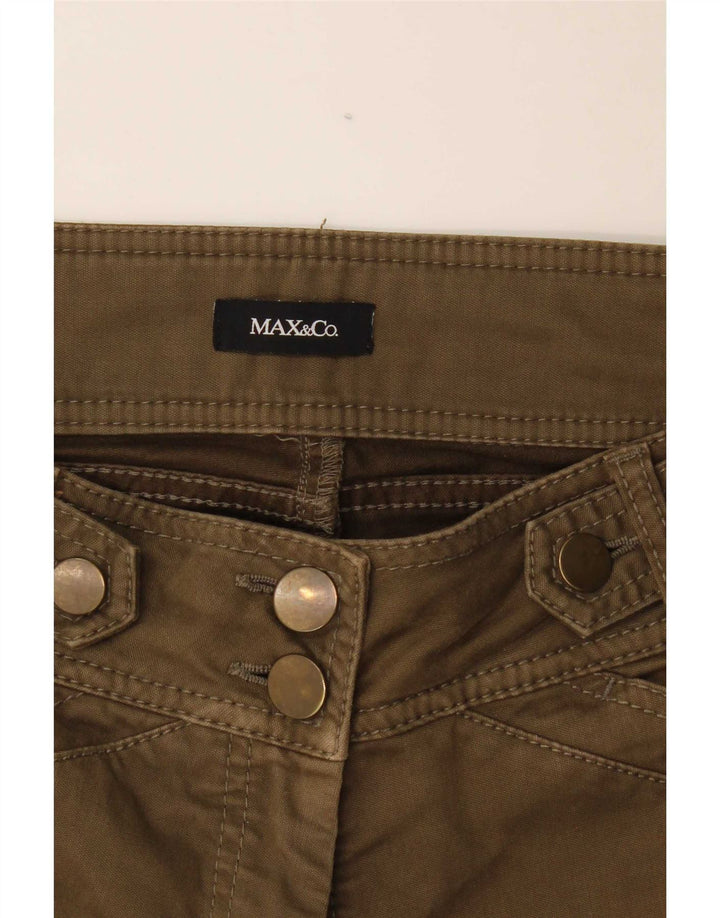 Max&Co. Womens Bootcut Casual Trousers W32 L32 Khaki