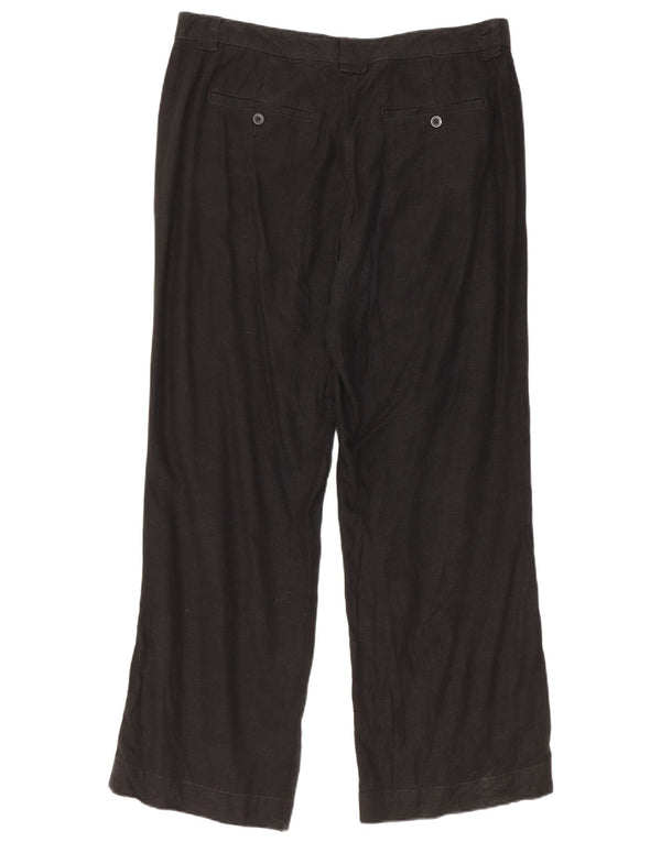 Marks & Spencer Lige fritidsbukser til kvinder UK 16 Large W34 L30 Sort