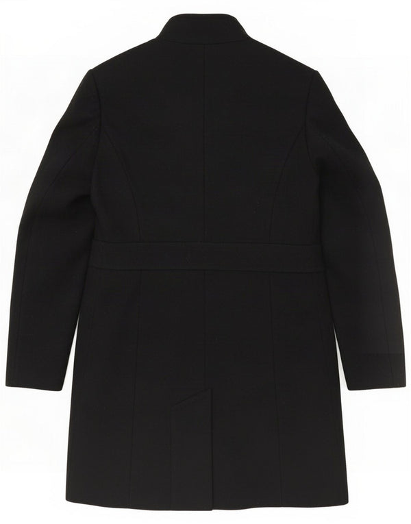 Benetton Damenmantel UK 8 Small Black Wool
