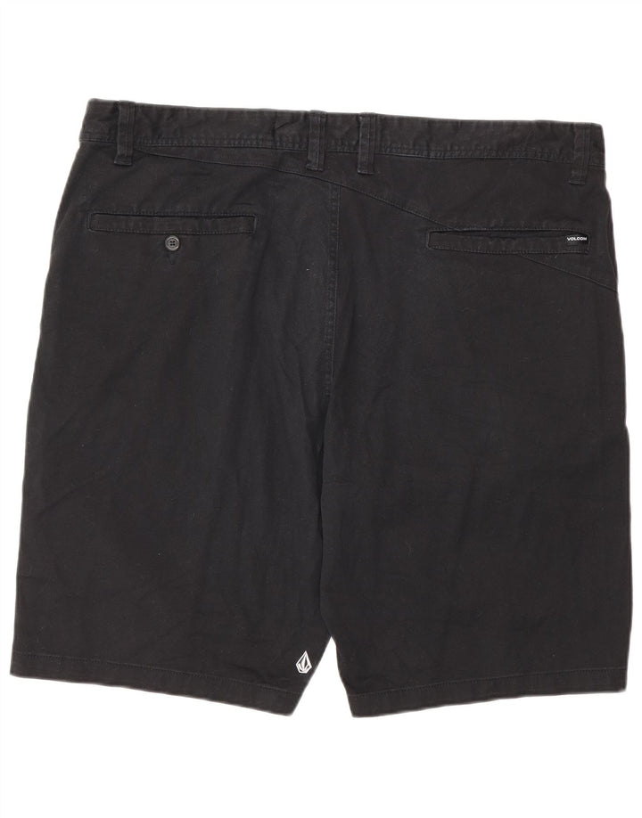 Volcom Herren Chino Shorts W40 XL Schwarz Baumwolle