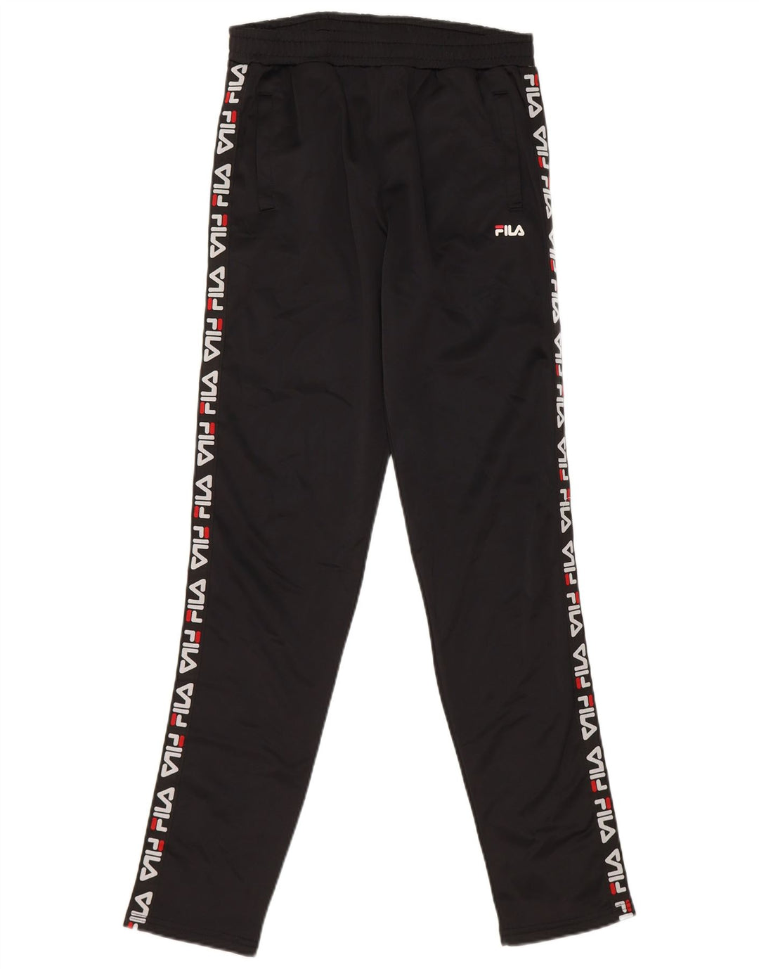 Fila Boys Graphic Tracksuit Bukser 13-14 år Sort Polyester
