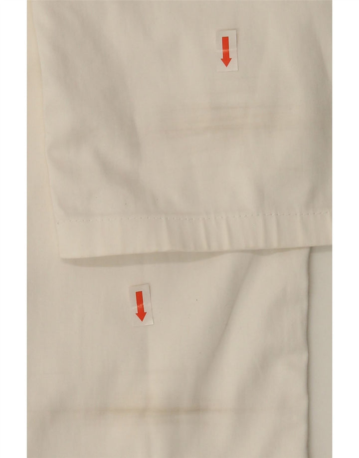 Zara Herren Slim Casual Hose EU 40 Medium W31 L29 Weiß