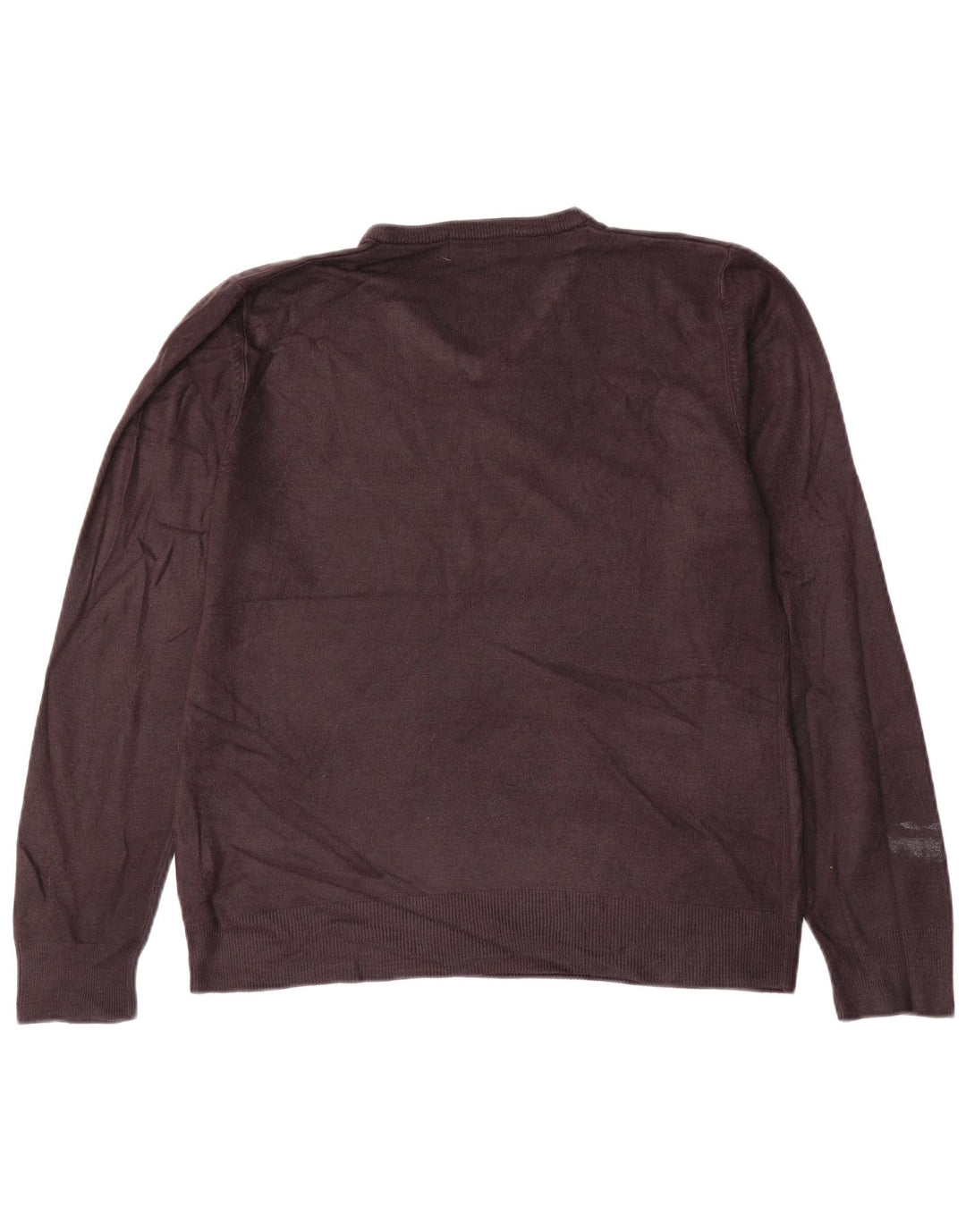 Męski sweter MARKS & SPENCER Blue Harbor z dekoltem w kształcie litery V, średni czarny