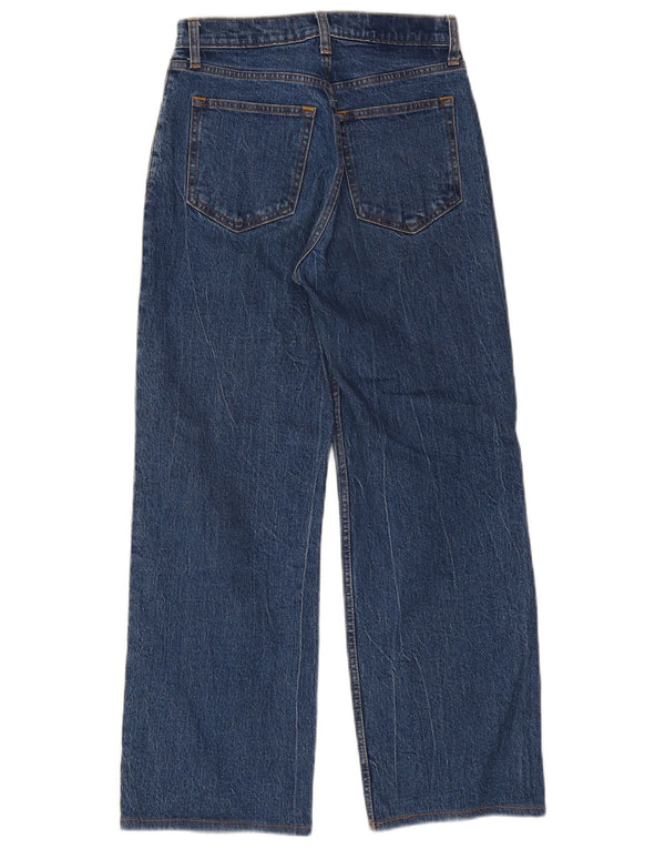 Luźne dżinsy damskie Abercrombie & Fitch US 2 XS W26 L27 Niebieskie, lata 90.