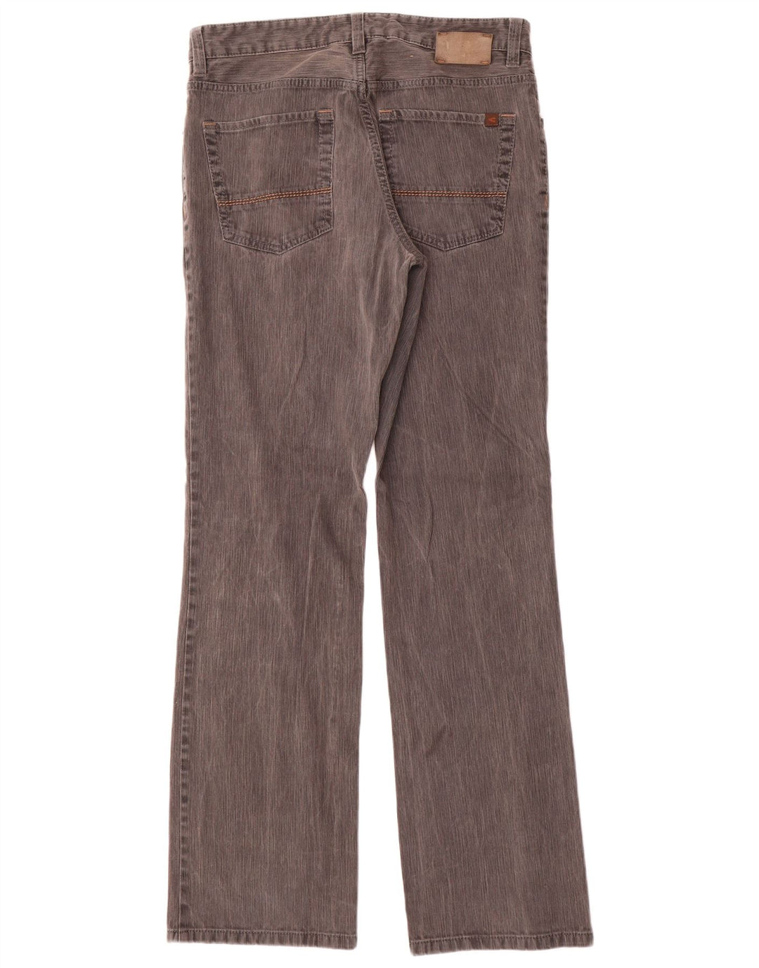 Camel Active Mens Bootcut Casual Trousers W34 L34 Grey Cotton