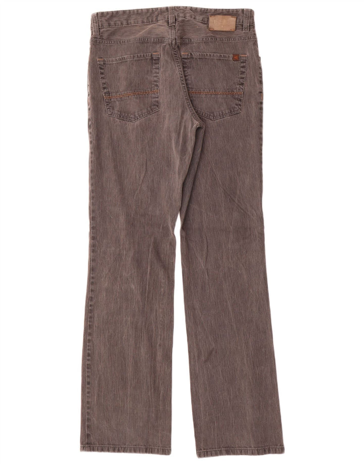 Camel Active Mens Bootcut Casual Trousers W34 L34 Grey Cotton