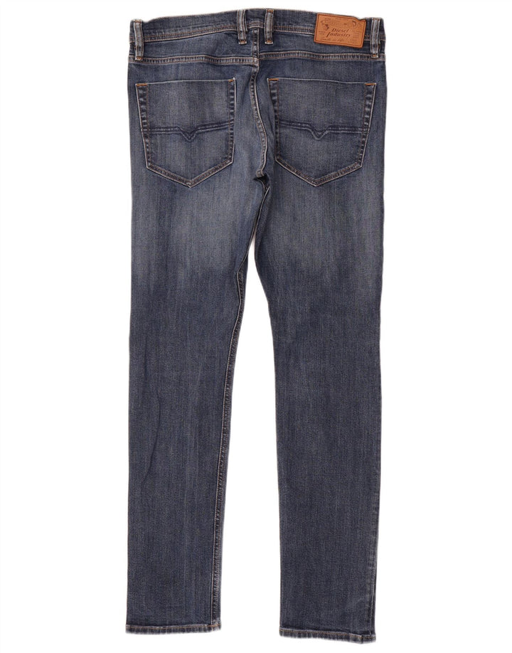 Diesel Mens Slim Jeans W31 L32 Blue Cotton