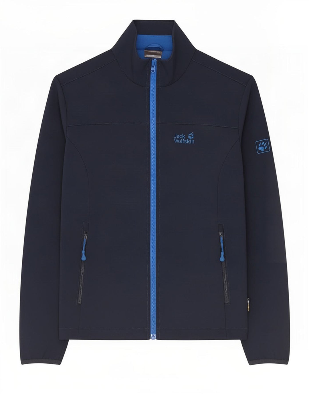 Giacca da tuta da uomo Jack Wolfskin UK 36/38 Poliestere blu navy medio