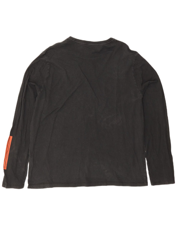 Maglietta da uomo a maniche lunghe con vestibilità comoda All Saints 2XL Colore nero