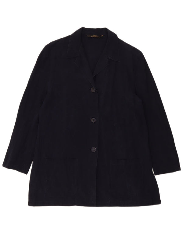 Jaqueta Marks & Spencer feminina St. Michael Blazer Reino Unido 14 grande azul marinho