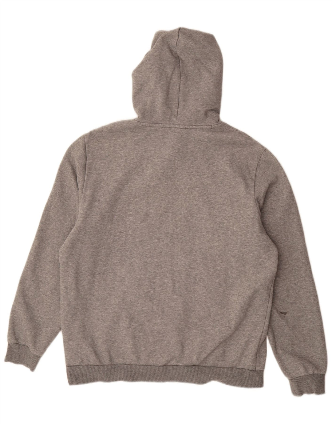 Puma Mens Graphic Hoodie Jumper Large Grey Cotton