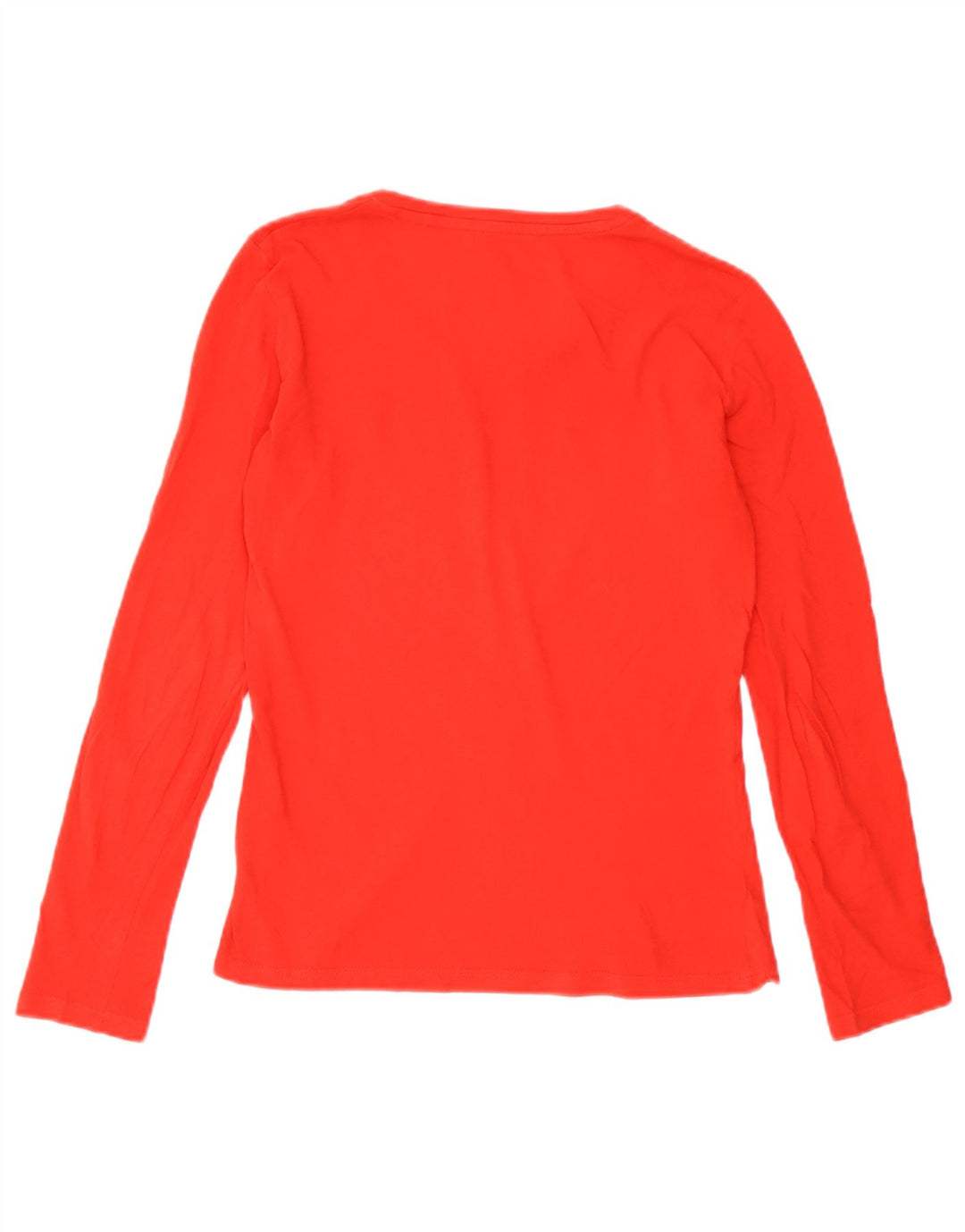 Guess Womens Graphic Top Long Sleeve UK 6 XS Red