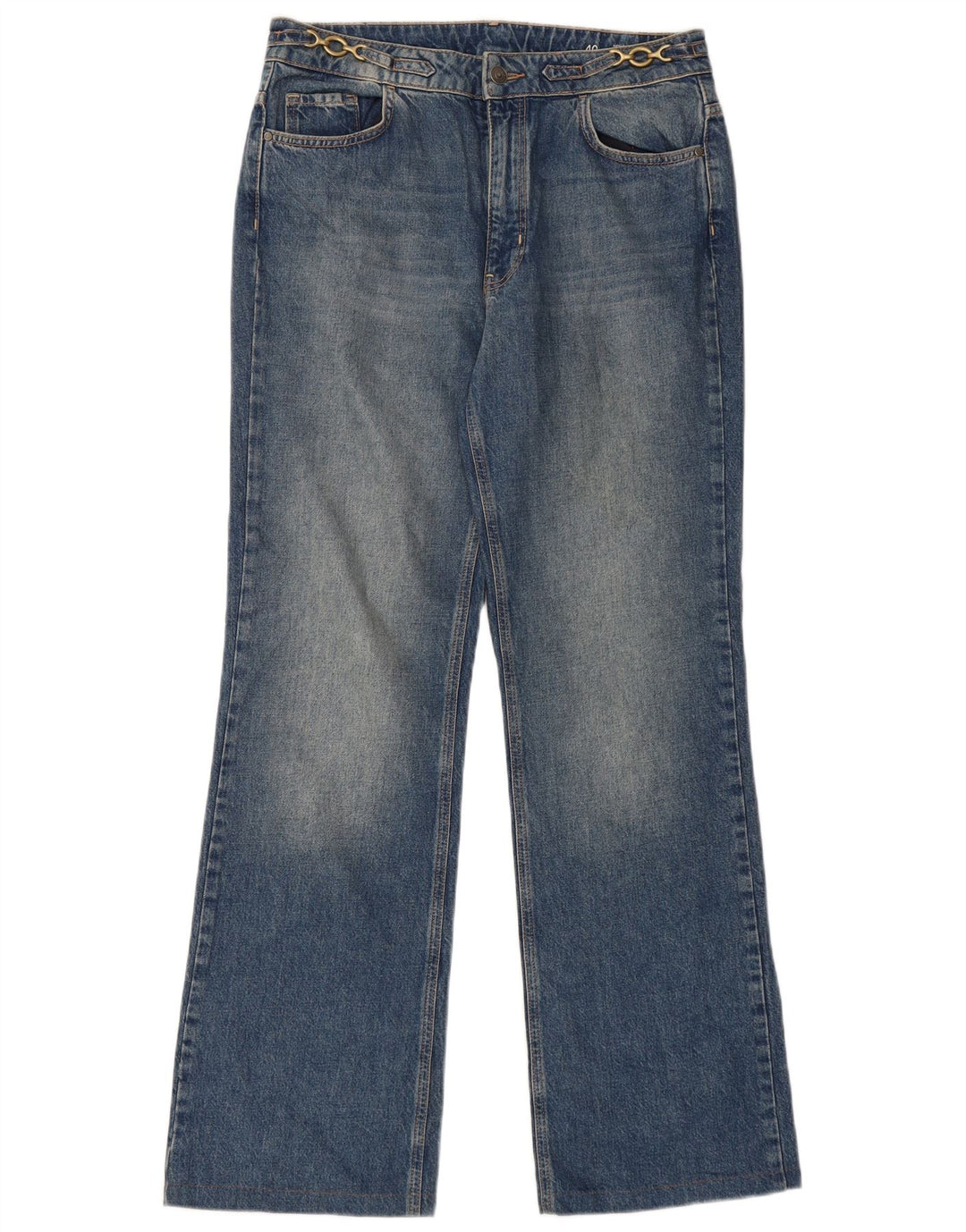 Jeans bootcut da donna a vita alta Massimo Dutti EU 40 medio W30 L31 blu