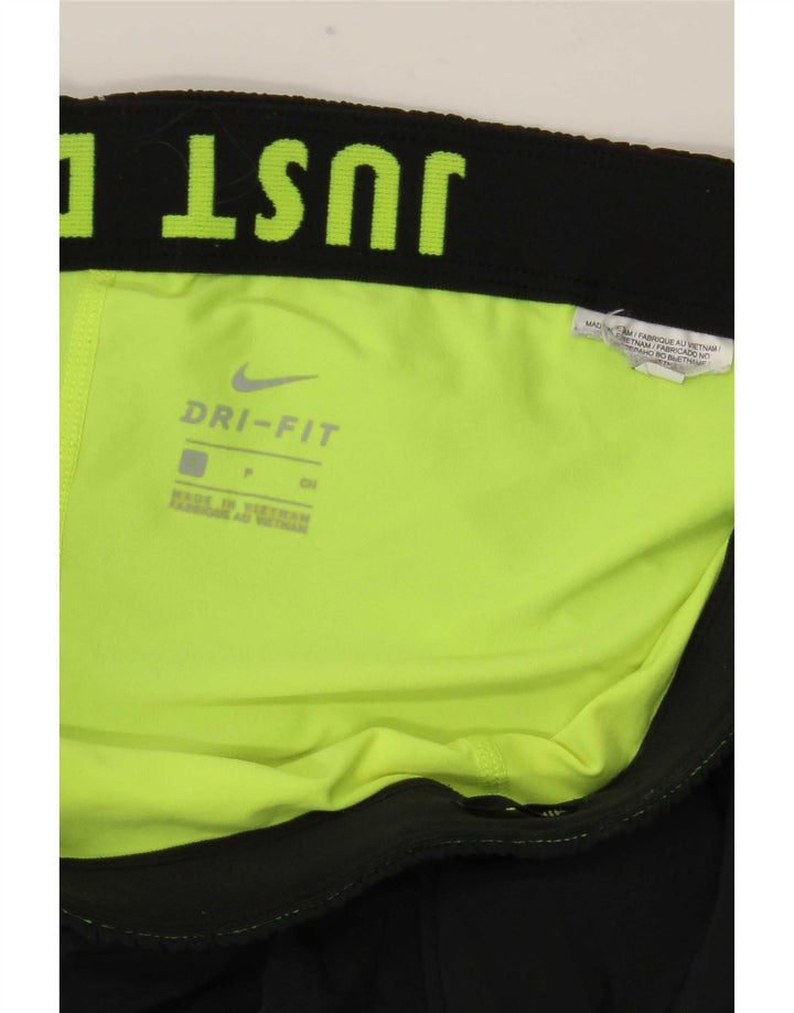 Nike Womens Dri Fit Sport Shorts UK 8 Small  Black