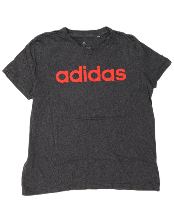 Adidas Damen Graphic T-Shirt Top UK 20/22 XL Grau