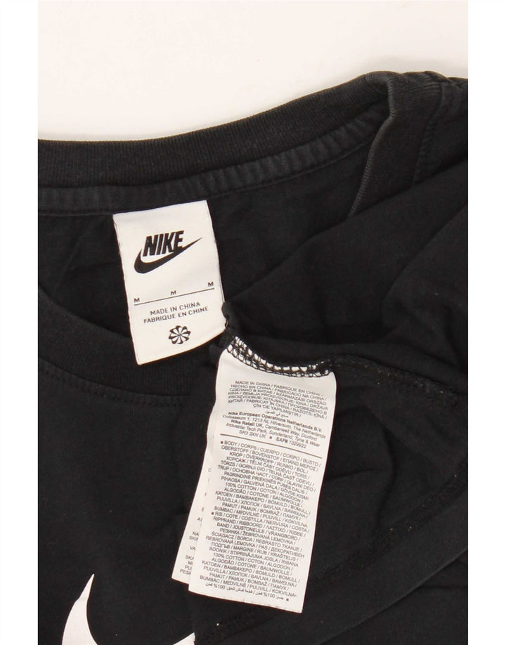 Nike T-shirt graphique pour homme en coton noir moyen