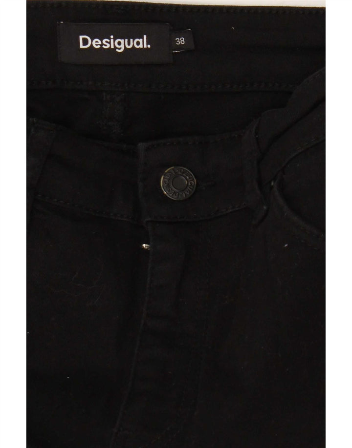 Desigual Womens Skinny Jeans EU 38 Medium W28 L30 Black