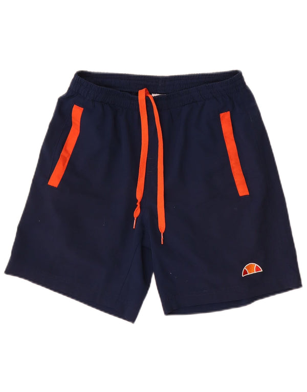 Ellesse Sportshorts für Jungen, 11–12 Jahre, marineblaues Polyester