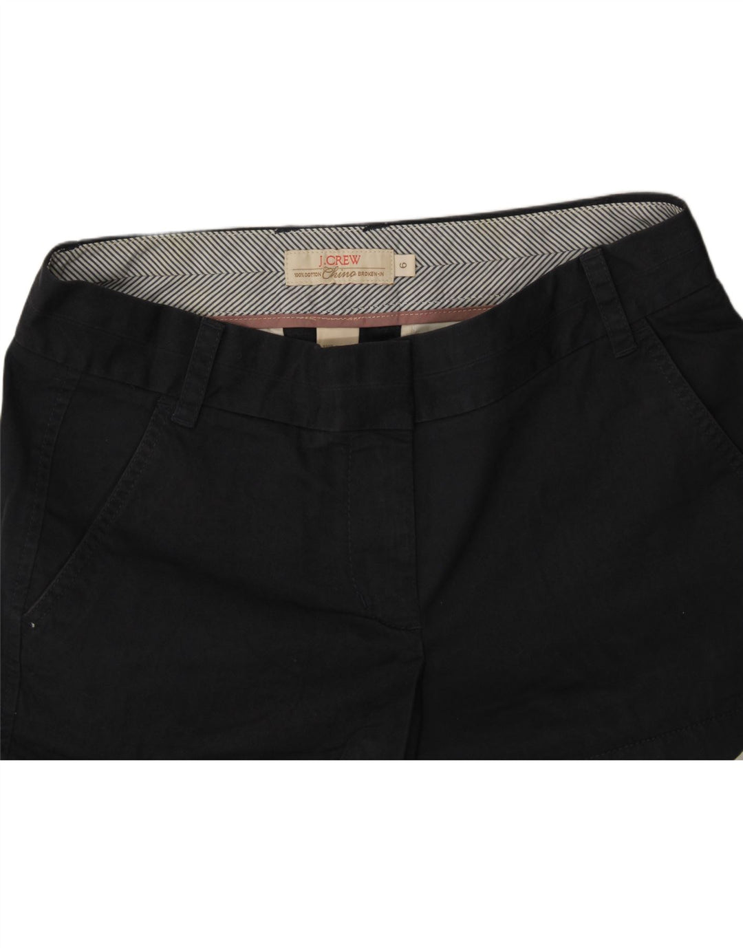 J. CREW Womens Chino Shorts US 6 Medium W30 Black Cotton Vintage J. Crew and Second-Hand J. Crew from Messina Hembry 