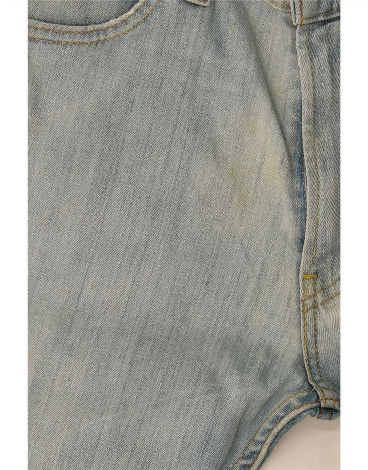 Levi's Womens 506 Straight Jeans W34 L32 Blue Cotton