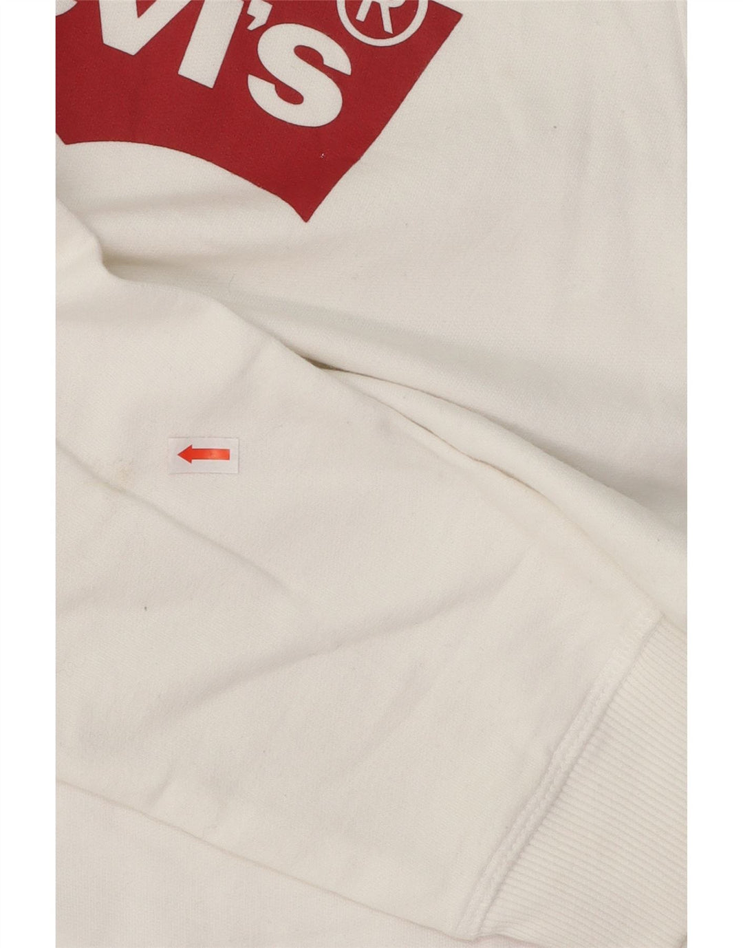 Moletom gráfico LEVI'S Boys 15-16 anos algodão branco