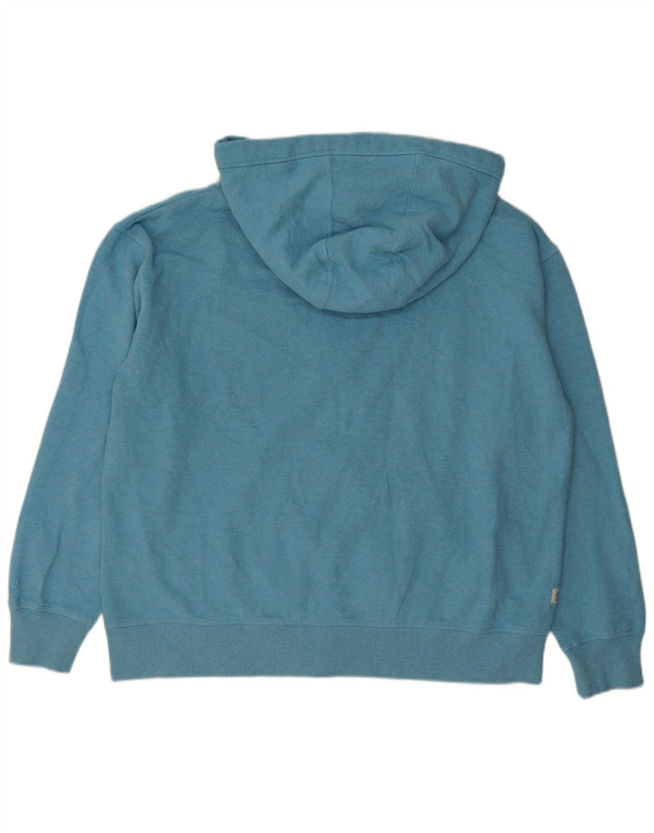 Fat Face Mens Zip Hoodie Sweater Large Blue Cotton