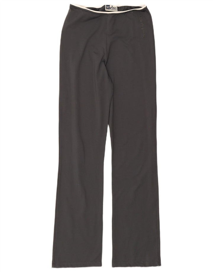 Asics Womens Tracksuit Trousers UK 12 Medium  Grey Polyamide