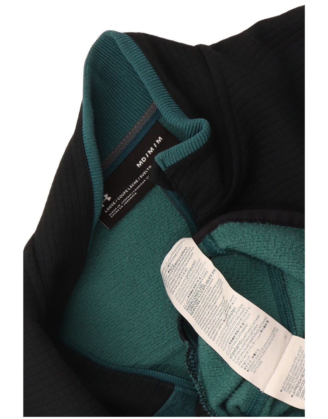 Giacca da ginnastica senza maniche da uomo Under Armour, colore verde medio