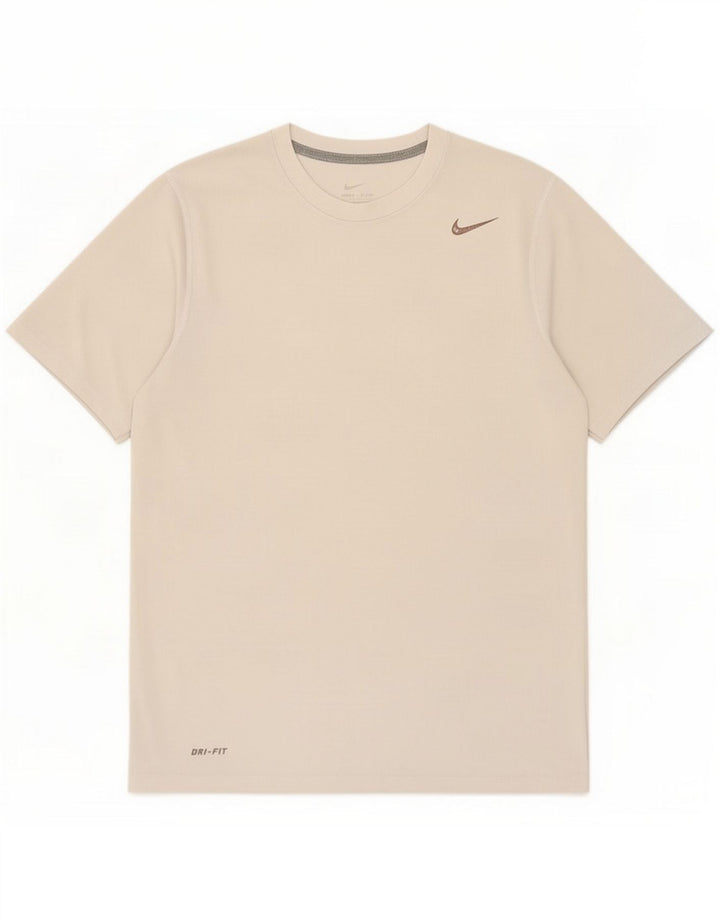 T-shirt da uomo Nike Dri Fit Top grigio medio poliestere