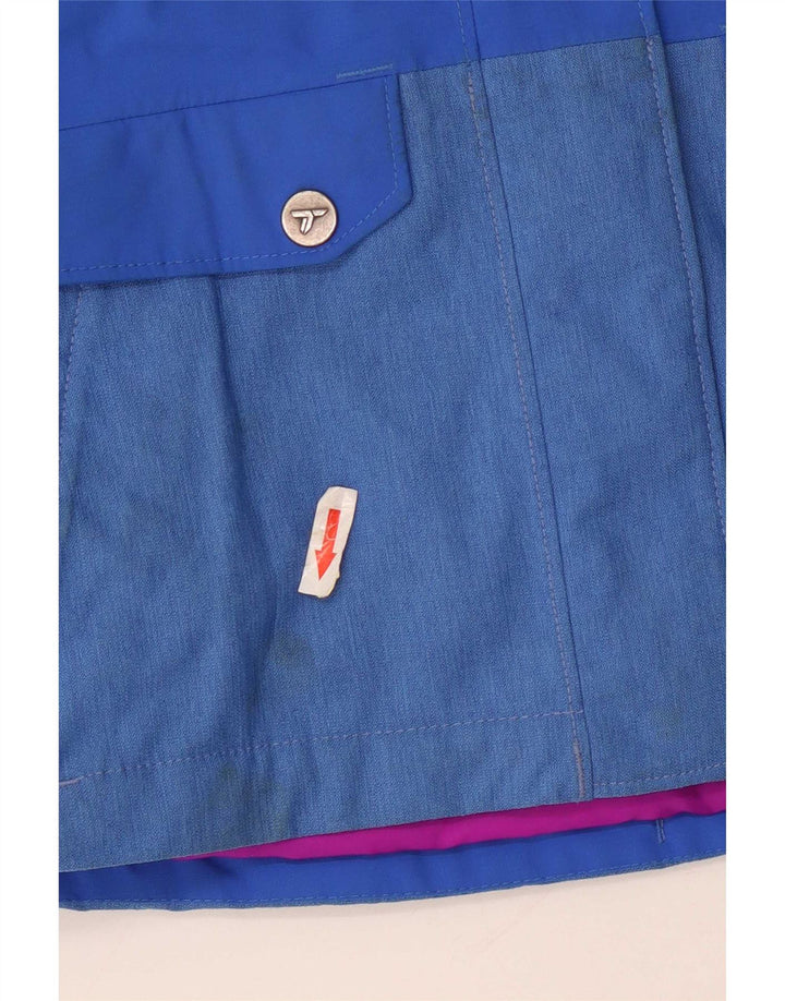 Columbia Girls Titanium Windbreaker Jacket 10-11 Years Medium Blue