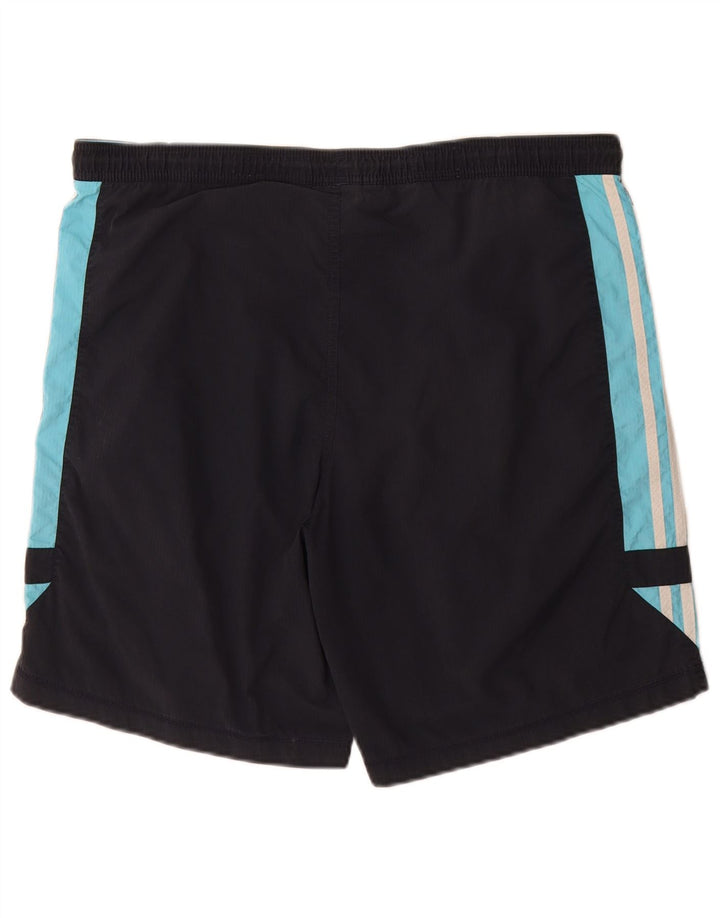 Adidas Herre Sportshorts Medium Navy Blue Colourblock Polyamid