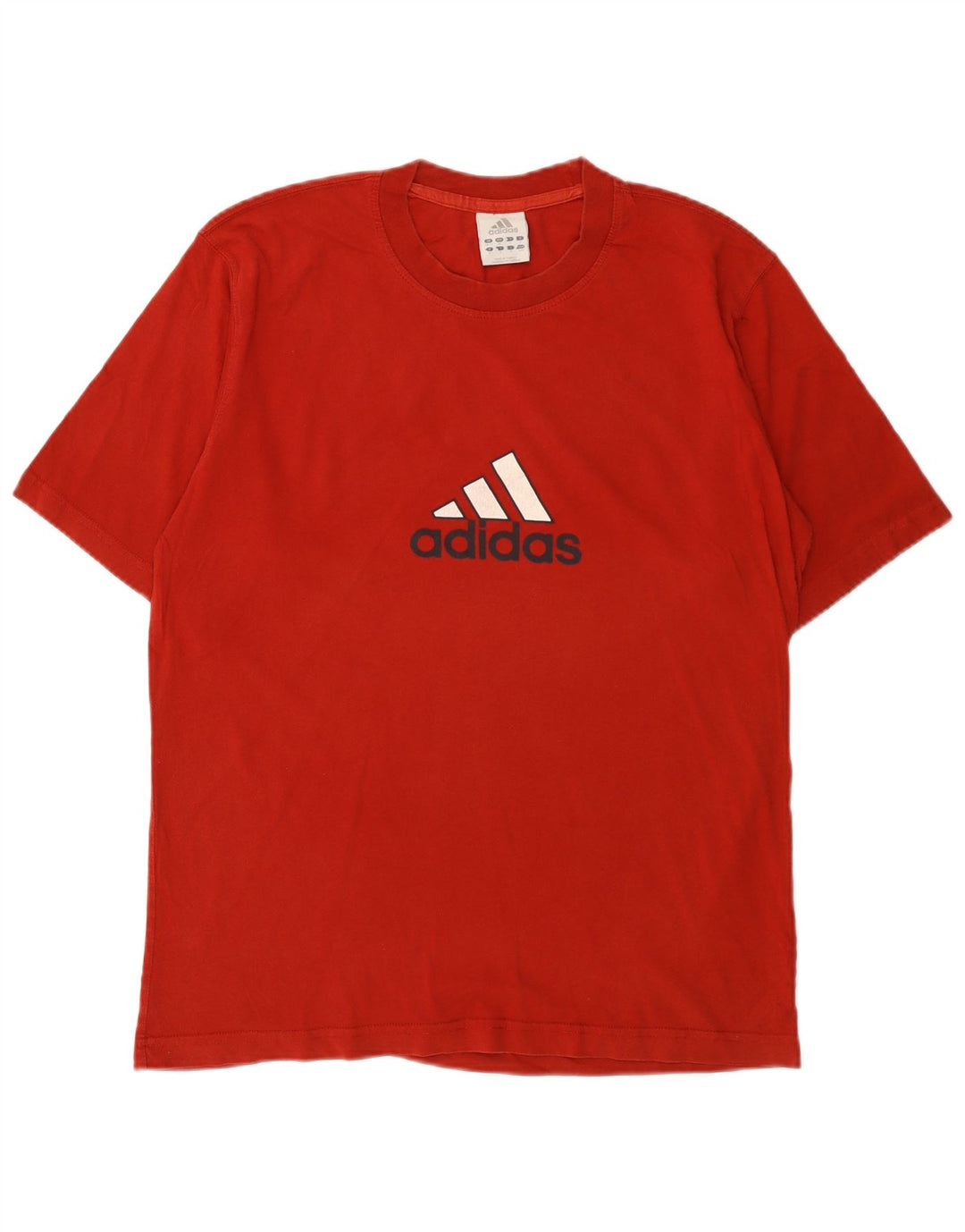 ADIDAS Grafisk T-shirt top til mænd UK 40/42 Medium Rød