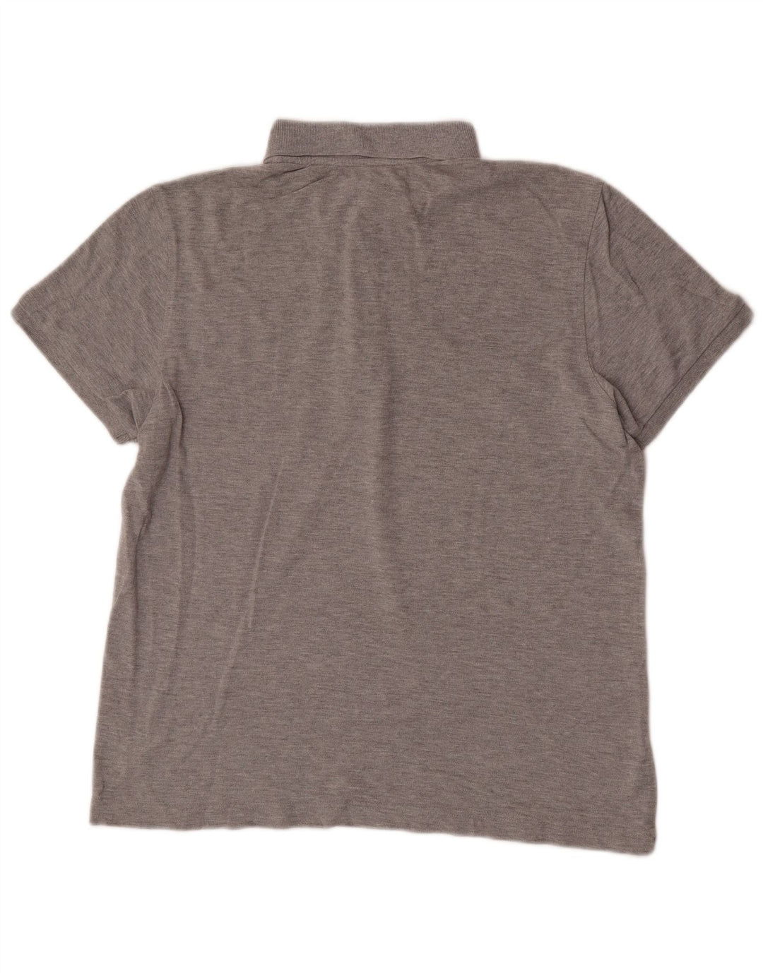 Lotto Mens Polo Shirt Large Grey Flecked Cotton