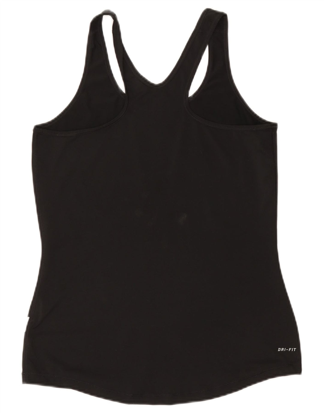 Nike Womens Dri Fit Graphic Vest Top UK 14 Large Black