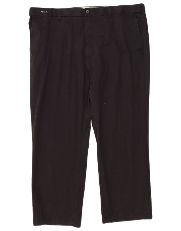 Marks & Spencer Herre Blue Harbor Regular Fit Chinobukser W44 L29 Sort