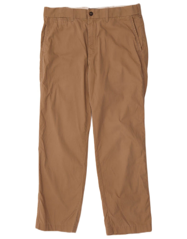 Pantaloni chino dritti Marks & Spencer da uomo blu Harbour W34 L29 Beige