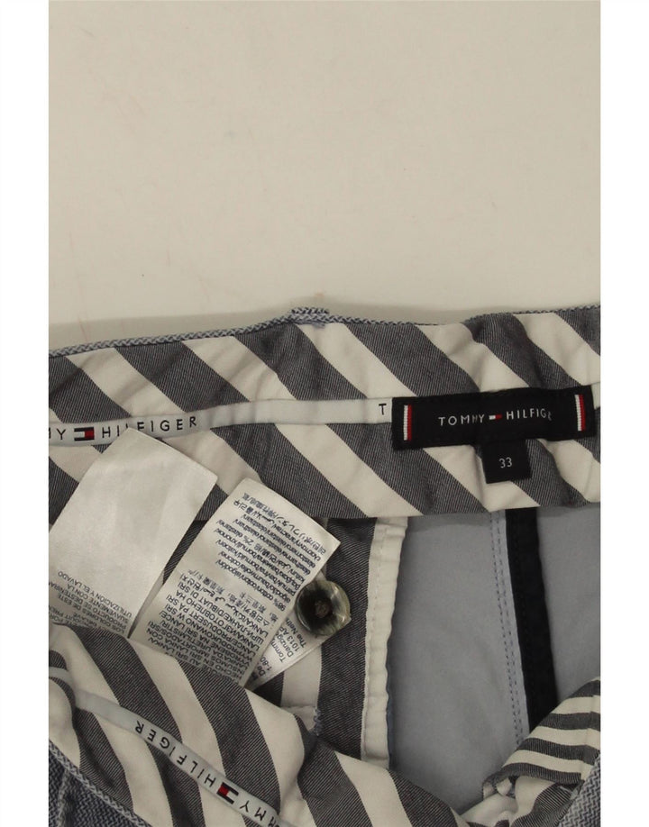 Tommy Hilfiger Mens Chino Shorts W33 Medium Blue Cotton