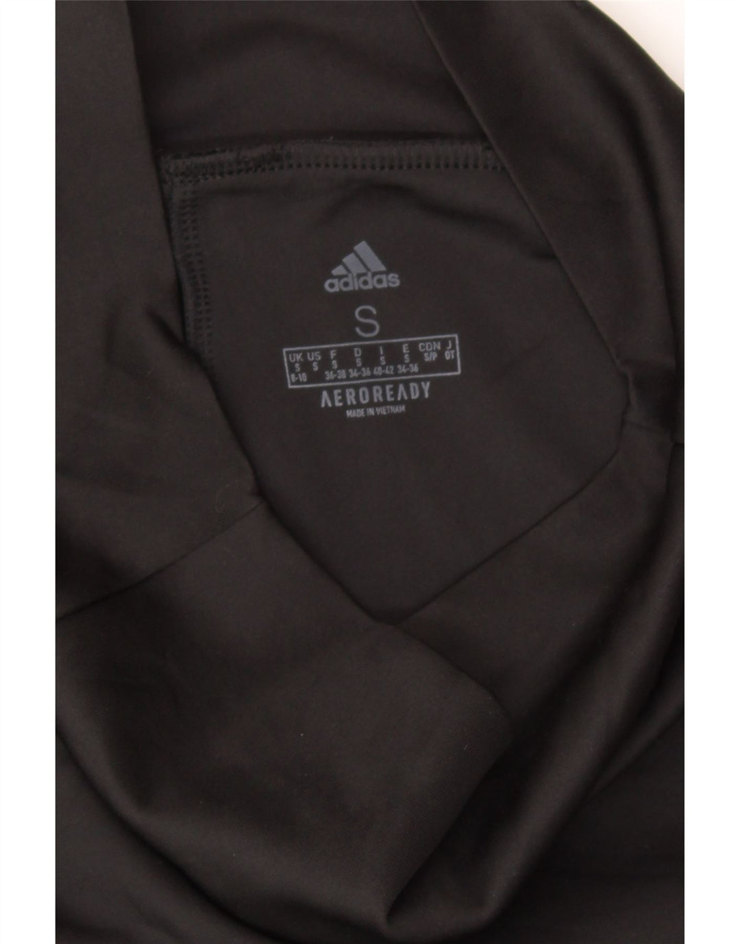 ADIDAS Womens Aeroready Leggings UK 8/10 Small  Black Polyester Vintage Adidas and Second-Hand Adidas from Messina Hembry 
