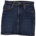 Zara Dame Mini Denim Nederdel Medium W28 Blå