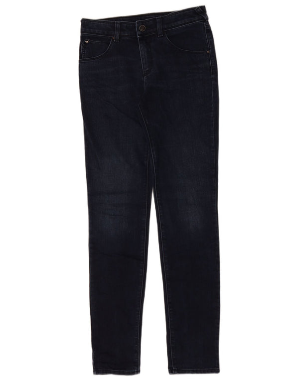 Armani Femme Jean Slim W26 L29 Bleu Marine Coton