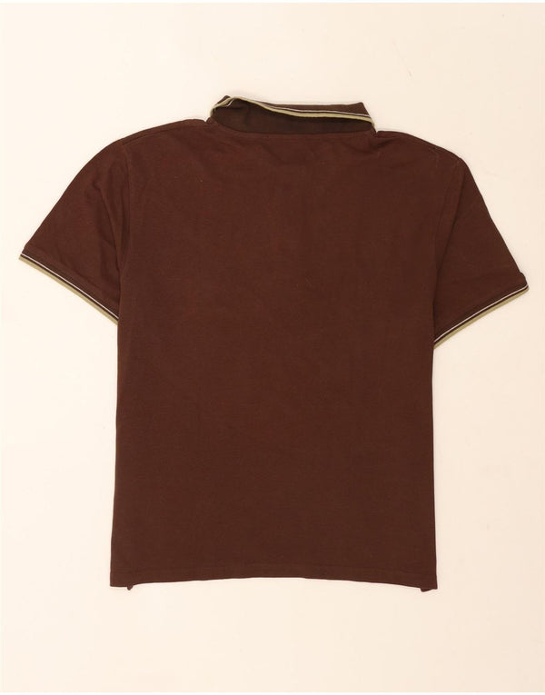 Trussardi Polo Homme XL Marron Rayé