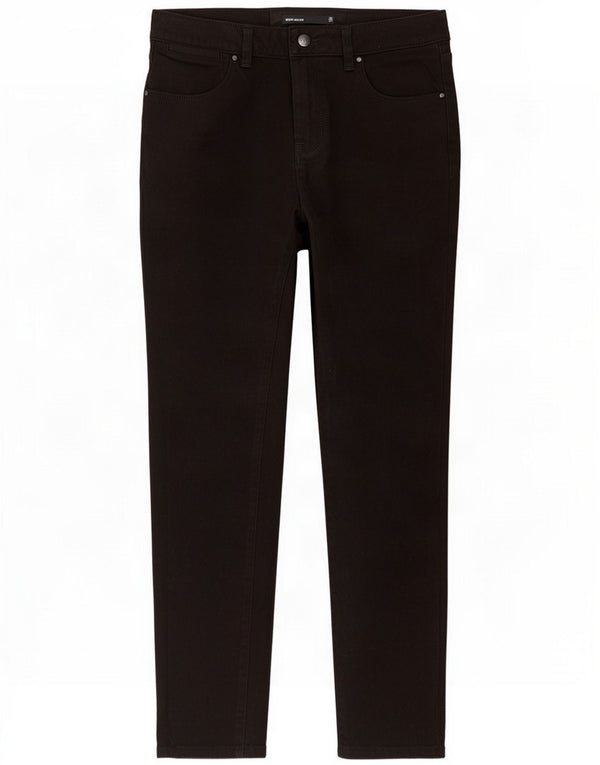 Pantaloni casual slim da donna Karen Millen UK 14 Large W32 L30 Nero