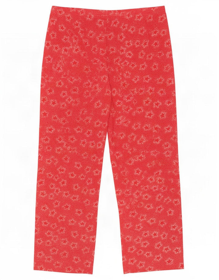 Marks & Spencer Womens Abstract Pattern Casual Trousers UK 16/18 Large W36
