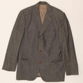 Blazer pentru bărbați Hugo Boss, cu 3 nasturi, EU 50, lână virgină mare, gri