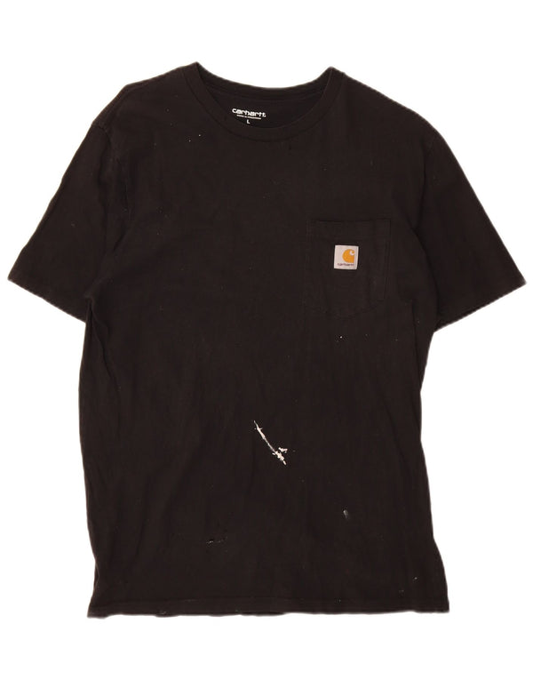 Carhartt T-Shirt Homme Haut Large Noir Coton