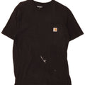 T-shirt da uomo Carhartt Top grande in cotone nero