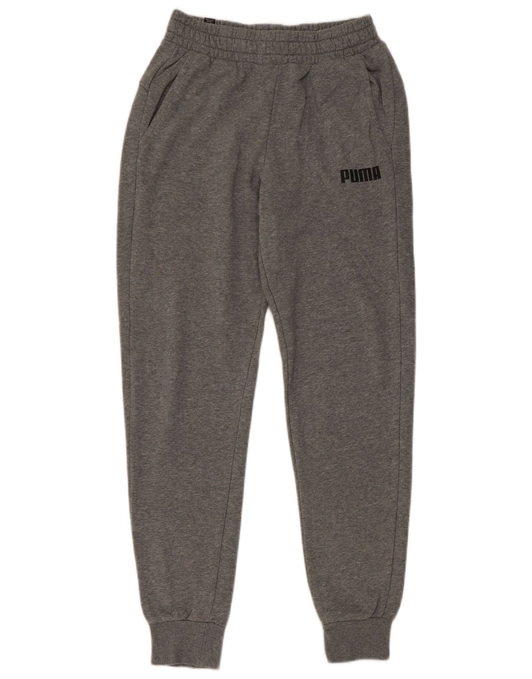 PUMA Mens Tracksuit Trousers Joggers Small  Grey Cotton